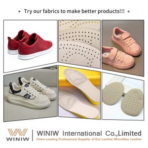 WINIW Synthetic Shoe Lining Leather - PU-Based Man-Made Material