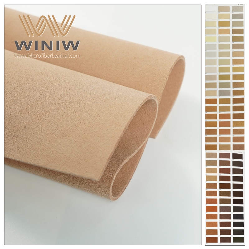 Beige Suede Fabric