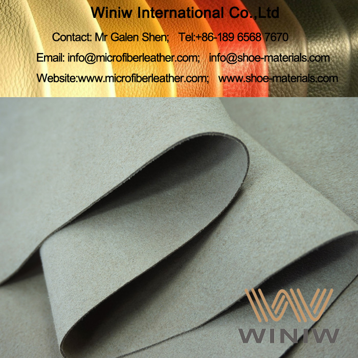 Microfiber Suede Leather for Outdoor Shoes 