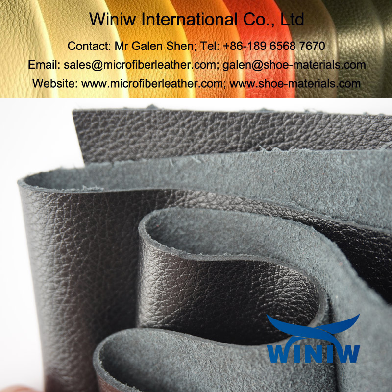 Microfiber PU Leather for Boots