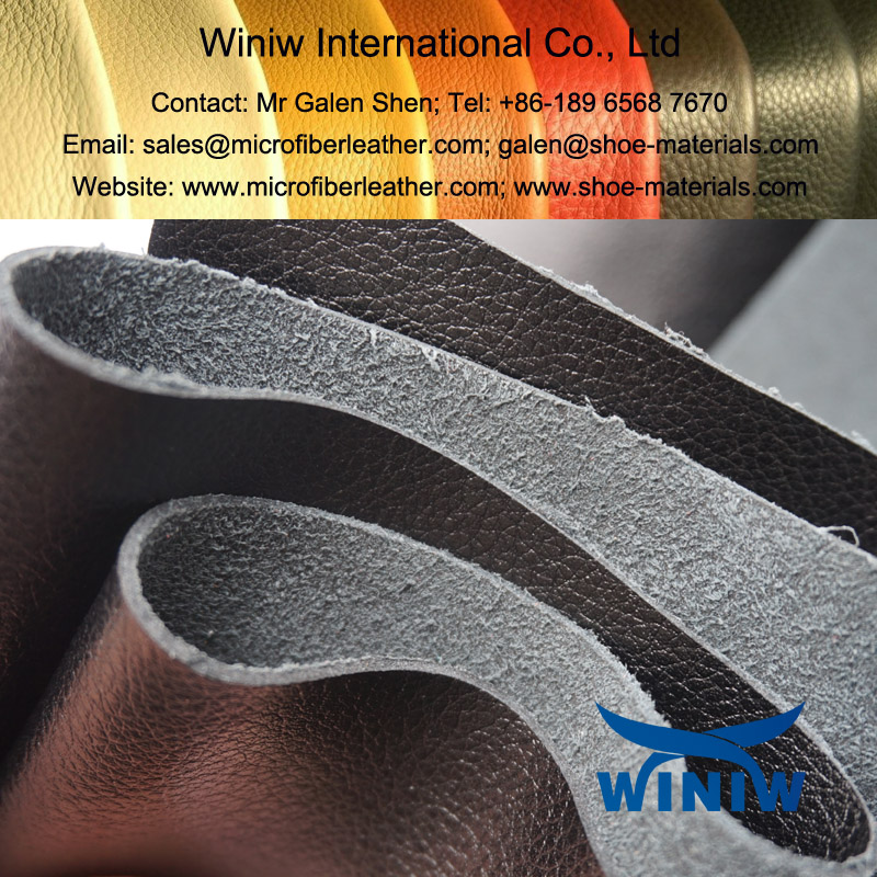 Eco Friendly Vegan Leather Fabric Material for Shoes