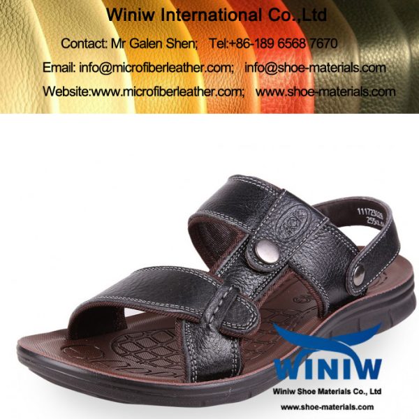 Tan Patent Leather Sandals