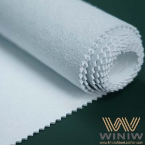 White Synthetic Leather Shoe Stain Blue Color