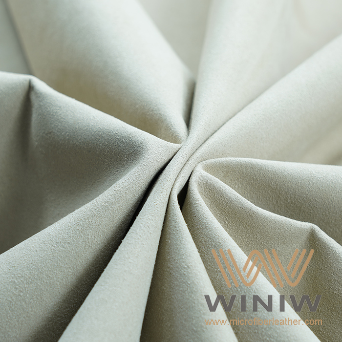 Micro Fiber PU Faux Suede Leather Fabric Shoe Lining Material